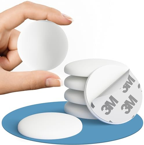 Galace Lot de 6 butoirs autocollants 3M - Butoir de porte mural