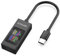 YEREADW USB C Tester Power Meter 4-30V 0-6.5A, Voltage and Current Tester Meter, USB Capacity, Temperature, Working Time Ammeter Voltmeter Power Bank Charger Detector (USB C Tester)