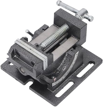 Étau de Presse pour Perceuse D'angle, Largeur de Mâchoire de 3, étau de Presse pour Perceuse à Angle D'ouverture, Inclinaison de 0 à 90 Degrés, Serrage Stable, étau de Presse