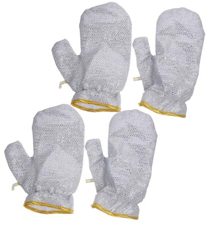 Hemobllo 4pcs Scalding Thick Gloves Reusable Dish Wash Gloves for Cleaning Lightweight Kitchen Heavy Duty Utility for Household Use