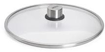 Woll Logic Pro Sicherheitsglasdeckel, rund, Ø 28 cm, mit Edelstahldeckelknopf