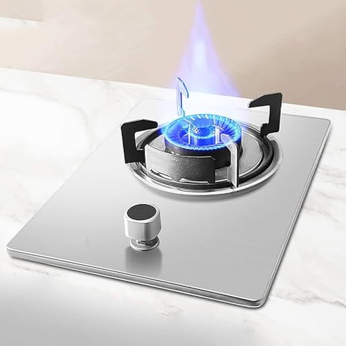 JvFbjLF Burner Gas Cooker gas hob Built In Gas Cooktop 5.2KW Wok Cooker Hob Kitchen Burner With FFD NG/LPG [Energy Class A] (Color : D Size : NG)