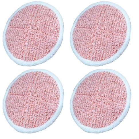 EffiFish Vacuum Cleaner Mop Cloth Kit Machine Washable Scrubbing Mop Pads for Bissell Hard Floor Cleaner Models 2124 2039A 2307 23157(4PCS)