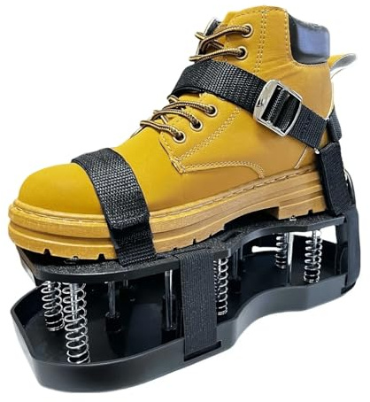 Scarpe aeratore per prato Scarpe for arieggiatori for prato, arieggiatori for prato su terreno sciolto, arieggiatori for prato con base a molla, scarpe con punte for erba, coltivatore for erba(Black)
