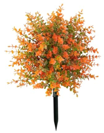 KESOTO Eucalipto Artificiale per Esterni, 58 Cm, Giallo
