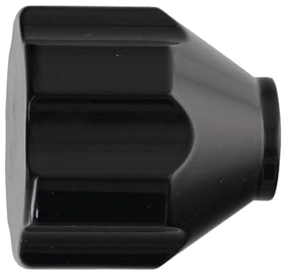 ToniTec EasyTurn Türknauf schwarz Knauf zum Nachrüsten für ABUS Profilzylinder der Serien A93 EC550 EC660 und TEC440 ergonomischer knauf