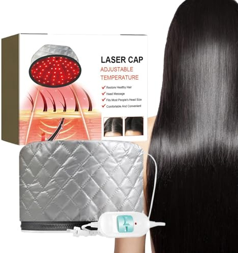 Tapas de acondicionamiento profundo - Eléctrico, Sombrero con ajustes de temperatura ajustable, Campana de vapor térmica | Capas de vapor de moda para cabello natural Tratamiento de spa de calor