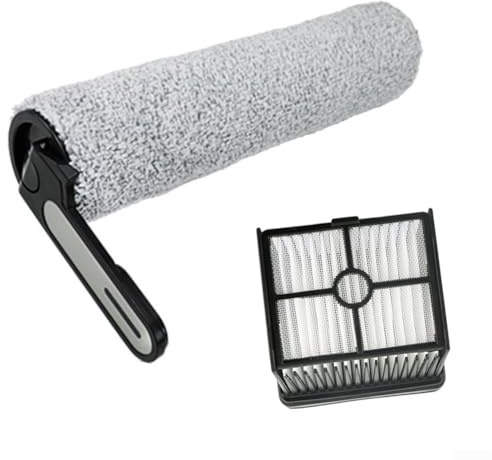 TDCuizent Main Brush Filter Kit for MOVA 2.0 Pro, for K10, for K10 Pro, for K10 Plus - Roller Brush and Replacement Filter Set with Lint Removal & Dust Capture, 1 Roller + 3 Filter(A)