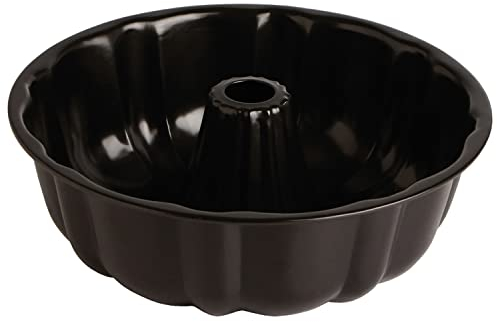 Quid 7559031 - Molde savarin 26 x 8 cm, Color Negro
