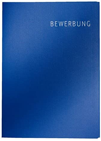 Leitz Bewerbungsmappe (Exklusiv Karton, 3-teilig) dunkelblau