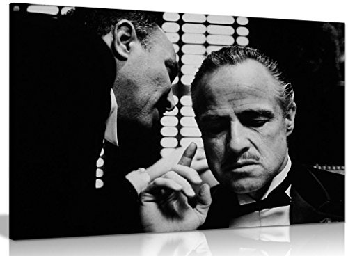 The Godfather Marlon Brando Don Corleone Gangster Leinwanddruck, 76,2 x 50,8 cm