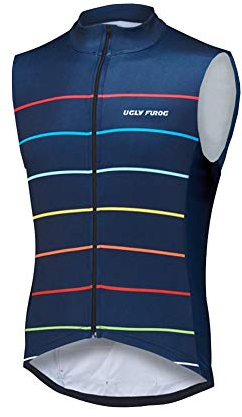 Uglyfrog Radtrikot Westen Herren Ärmellos Rennrad Trikot Fahrradtrikot Fahrradbekleidung Atmungsaktiv Schnell Trocknend MJML01