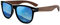 MIAROZ Damen Herren Sonnenbrille Polarisiert: Holzrahmen Anti-Blendung UV400 Schutz – Ideal für Paare Reisen Geschenk Outdoor Autofahren (deep blue)