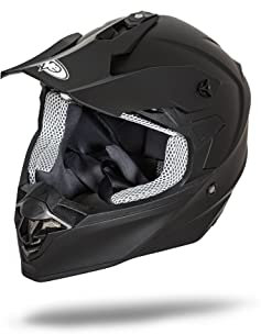 one by Camamoto casco cross enduro, Motard Downhill nero opaco enduro taglia L (59-60cm