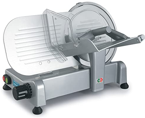 La zappa Affettatrice elettrica Professionale per carni salumi e formaggi in alluminio (Ø 195 mm)