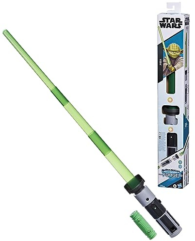 Hasbro Star Wars Lightsaber Forge Yoda, grünes individualisierbares elektronisches Lichtschwert, Star Wars Spielzeug