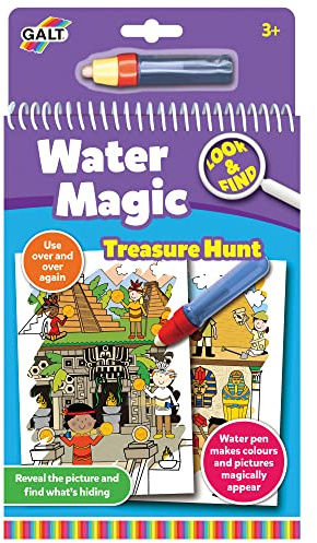 Galt, Water Magic - Look and Find - Skattjakt, målarböcker för barn, åldrarna 3 år plus