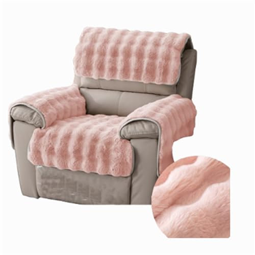 HYRAM Sesselschoner Sesselschutz Sesselüberwurf Armlehnenschoner Für Sofa Kopfstützenbezug ，Gesteppter Möbelschutz ， Für Haustiere, Ledersofa。 (2 Seater(6pcs),Pink)