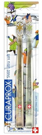 Curaprox CURAPROX 5460 Special Winter Edition – 2 Pinsel im Pack