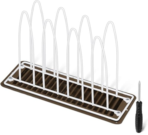 Dunkive Metal Shoe Drying Rack, Shoes, Boot, and Glove Drying Rack, Dryer Racks for Shoes and Dryer Shoe Racks Inside Dryers, White