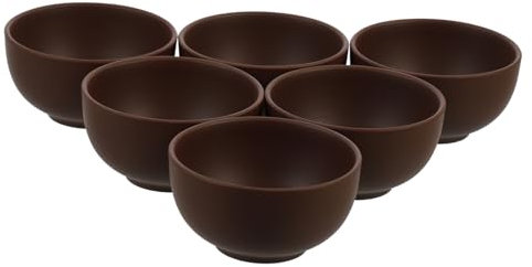 OKUMEYR Handgefertigte Kleine Teetassen Aus Violettem Ton Chinesische Kung Fu Teebecher 6 Stück Für Teestunde Und Geschenk