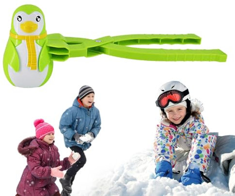 Schneeball-Maker für Kinder, Schneeball-Clips,Pinguin-Cartoon-Schneeballformen - Schneeballform für Kinder, niedlicher Schneeballformer für Unterhaltung, Spiele im Freien