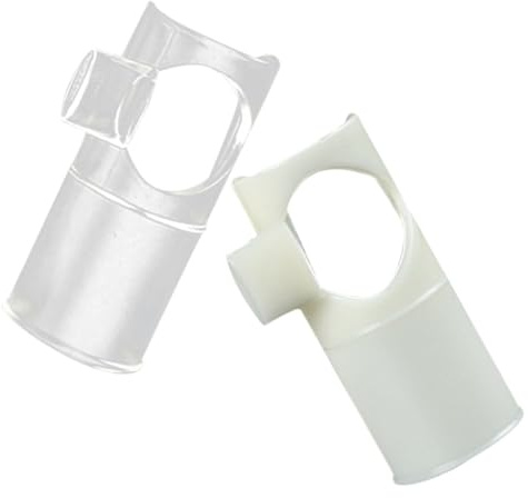 Vaguelly 2 Stück Flötenblashilfen Mundstücke aus Nylon für Querflöte C/d Tonhöhe Einfache Anwendung und Bessere Luftdichtheit für Musiker und Pädagogen