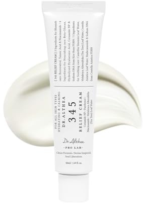 Dr.Althea 345 Relief Cream | Daily Face Moisturizer for Soothing Recovery and Blemish Care with PDRN & Niacinamide | Korean Vegan Skincare for All Skin Types, 1.69 Fl Oz (Ver.2 - Pack of 1)