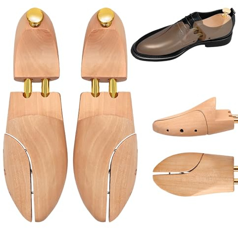 Zorplex Schuhspanner aus Kiefernholz für Herren & Damen – Premium Holz-Schuhformer und Schuhdehner – Längere Haltbarkeit & Formstabilität Ihrer Schuhe – Elegantes Design