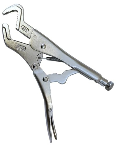 Pinza per saldatura CRV per impieghi gravosi con strumento per lamiera di bloccaggio multiuso in acciaio al carbonio per saldatura - Pinza con impugnatura a morsa