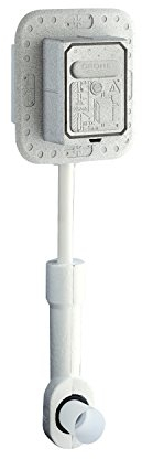 Grohe, Valvola di scarico WC 3/4, per montaggio a parete, senza piastra di azionamento per cassette di risciacquo ad incasso, 37153000