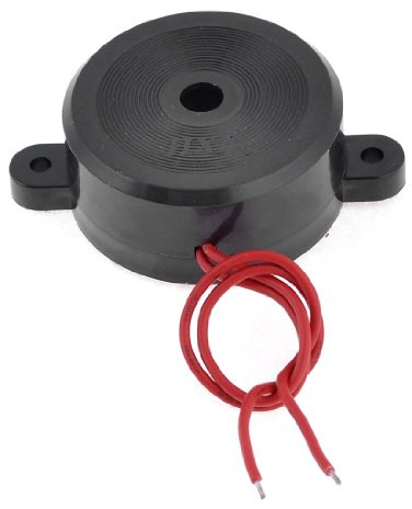 sourcing map Schwarze Gehäuse 220V AC 2 Draht Industrial Elektronischer | Summer 105dB Kontinuierliche Sound