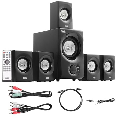 Acoustic Audio AA5171 5.1 Surround Sound Bluetooth Home Entertainment System