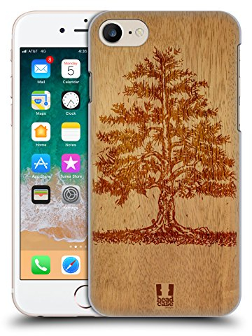 Head Case Designs Arbre Art en Bois Coque Dure pour l'arrière Compatible avec Apple iPhone 7/8 / SE 2020 & 2022