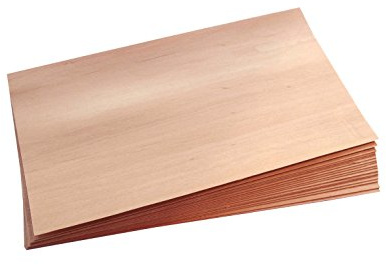 Templin Furnier Grill-Räucherfurnier (Erle 12 Blatt 29x15)
