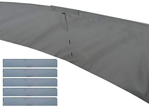 Gartenpirat Rasenkante Metall 500 cm Höhe 18 cm (5x100 cm) Beeteinfassung