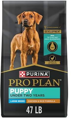 Purina Pro Plan Large Breed Dry Puppy Food, Chicken and Rice Formula - 47 lb. Bag