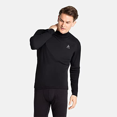 Odlo Uomo Maglia funzionale a maniche lunghe con collo alto ACTIVE WARM ECO