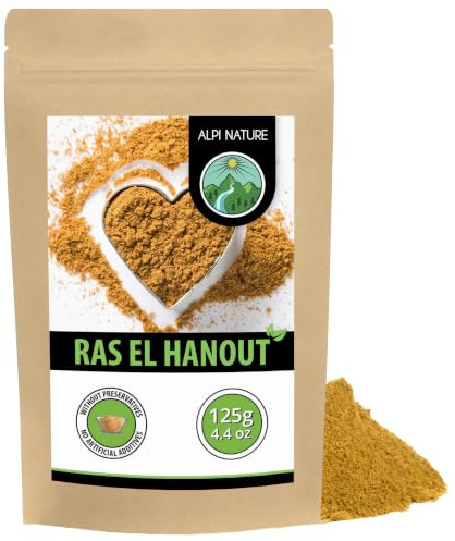 Alpi Nature Ras El Hanout 125g 4.4 oz, Ras El Hanout Spice Mix, Moroccan Spice for Cooking