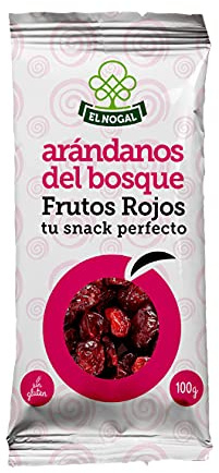 EL NOGAL Frutos Secos Arándanos del Bosque Bolsa, 100 G
