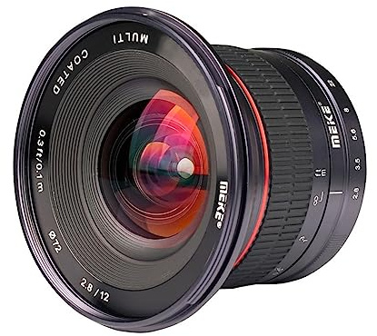 Ultra-Weitwinkelobjektiv MK-12mm-F/2.8 Kompatibel mit Canon EOS EF-M