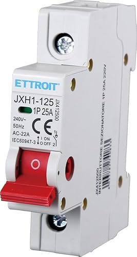 ETTROIT Isolationsschalter Trennschalter 1P 25A 220V, Sicherungsautomat