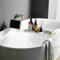 Acryl-Badewanne, durchsichtige Badewannenablage, Tisch zur Aufbewahrung von Seifen, Telefonen, Handtüchern, Kerzen(Transparent,100cm(39 3/8)