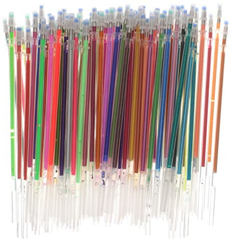 CANIGHT 84stücke Teiliges Set Bunter Gelstift-nachfüllungen Kreative Ersatzminen Für Schüler Praktische Und Dekorative Stifte Für Schule Und Studium Glänzende Fluoreszierende Farben