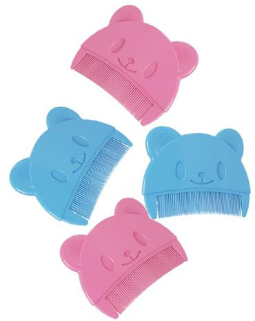 SOESFOUFU 4pcs Bath Comb Soft Brush Newborn Scalp Exfoliator Brush Cradle Cap Removal Hair Massager