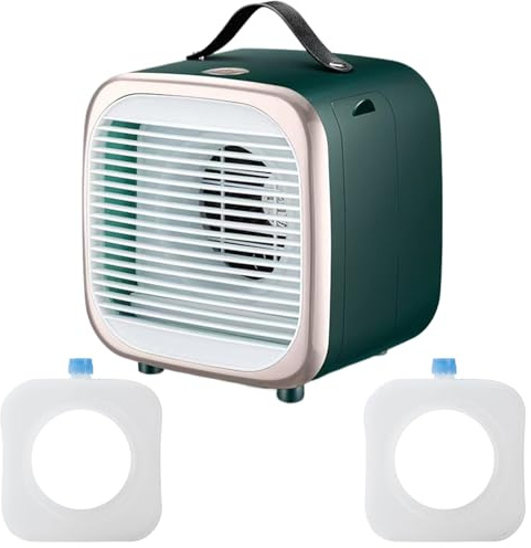 Ventilatore da tavolo con alimentazione USB, silenzioso, potente flusso d'aria, camera degli studenti, pendolare, auto, casa, esterno, riduzione del rumore e doppia velocità a scelta