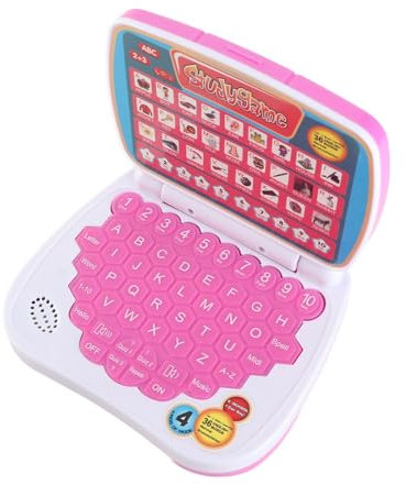 Generic Toy Computer, Stitch Stuff Kids Laptop with Your Child, Adapting to Their Evolving Intellect and Curiosity Plastic Kid Toys Small Laptop for