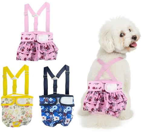 3 Pack Washable Female Dog Diapers