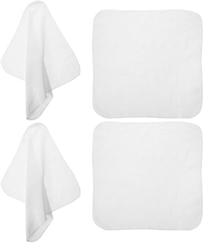 Healeved 4 Piezas de Estopilla de Cocina de Algodón Reutilizable, Tela Filtrante Multiusos para Colar Yogur, Queso y Jugos, Paño de Gasa de Cocina Lavable y Sostenible para Uso Doméstico