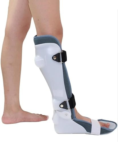 Ortosfotskena, fotledsortos immobilisator plantar fasciit nattstöd fotledsstöd stretchstövel för smärtlindring (A)